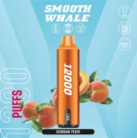 SMOOTH Whale 12000 Disposable Vape Georgian Peach 12000 Puffs 20MG