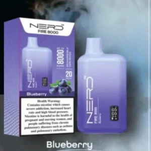 Buy Nerd Fire 8000 Puffs Blueberry