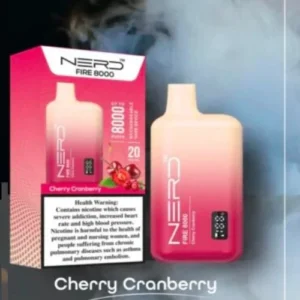Buy Nerd Fire 8000 puffs Cherry Cranberry