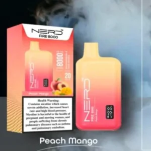 Buy Nerd Fire 8000 Puffs Peach Mango