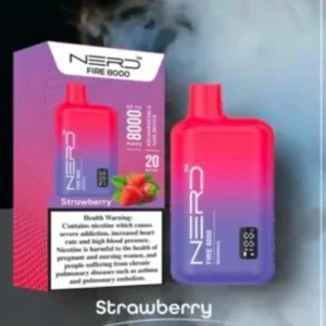 Buy Nerd Fire 8000 puffs Strawberry
