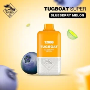 Buy Tugboat Super 12000 Bluebery Melon Disposable Vape