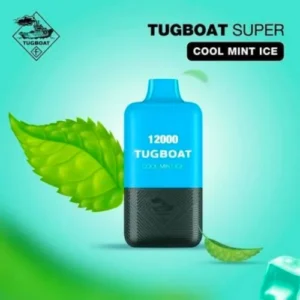 Buy Tugboat Super 12000 Cool mint disposable vape