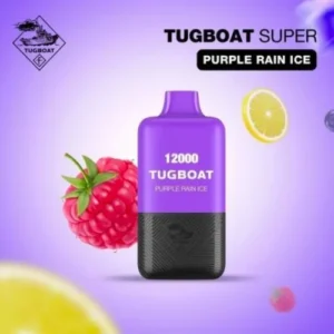 Buy Tugboat Super 12000 Purple Rain ice dipsoable vape