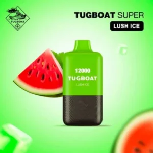 Buy Tugboat Super 12000 Lush ice disposable vape