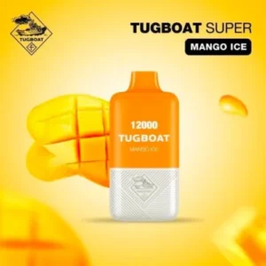 Buy Tugboat Super 12000 Mango ice disposable vape