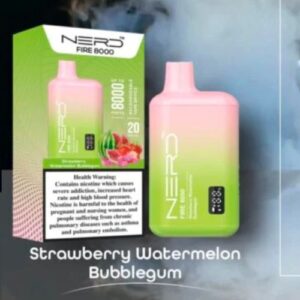 Nerd Fire 8000 puffs Strawberry Watermelon Bubblegum