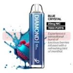 Vapes Bars Diamond 7000 Puffs Blue Crystal