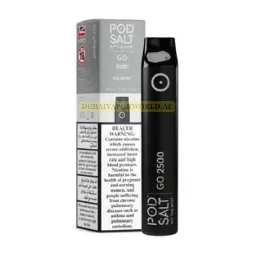 Podsalt Go 2500 Ice Mint Disposable 1 buy podsalt go 2500 puffs ice mint