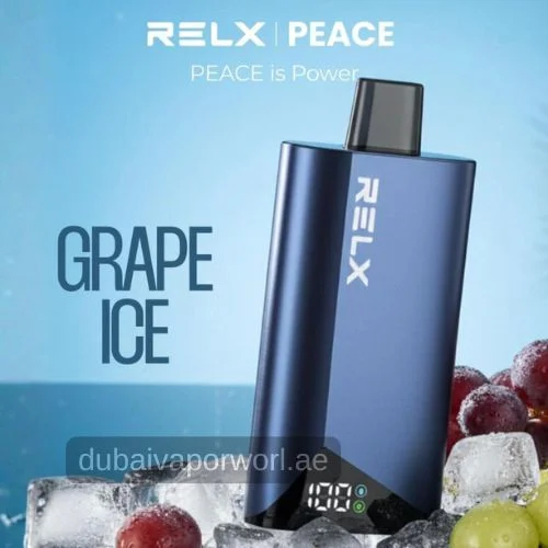 RELX Peace 25000 puffs 20MG Disposable Vape 2 Relx peace 25000 Puffs Grape ice