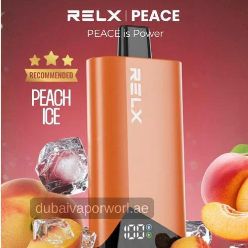 RELX Peace 25000 puffs 20MG Disposable Vape 3 Relx peace 25000 Puffs peach ice