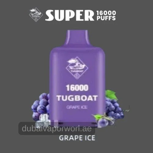 Tugboat Super 16000 Vape Pod Cartridges 2 Buy Tugboat Super 16000 Grape ice pod