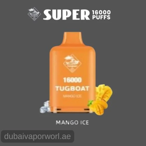 Tugboat Super 16000 Vape Pod Cartridges 3 Buy Tugboat Super 16000 mango ice pod