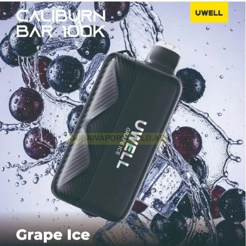 Uwell Caliburn Bar 100K Puffs Disposable Vape 3 uwell-caliburn-bar-100000-puffs Grape ice