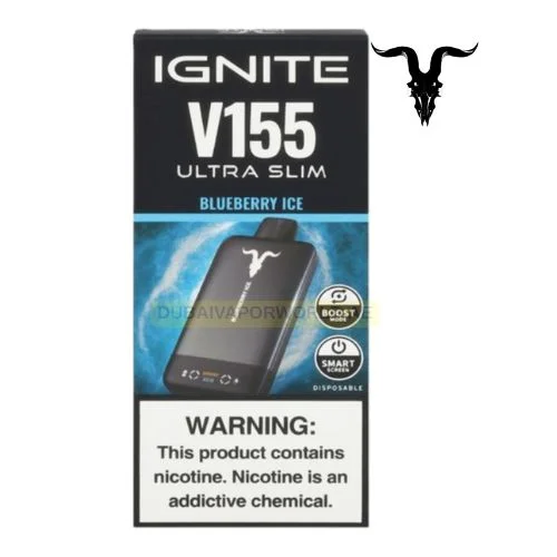 Ignite V155 50mg Disposable Vape 15500 Puffs 3 Ignite V155 Blueberry ice Disposable