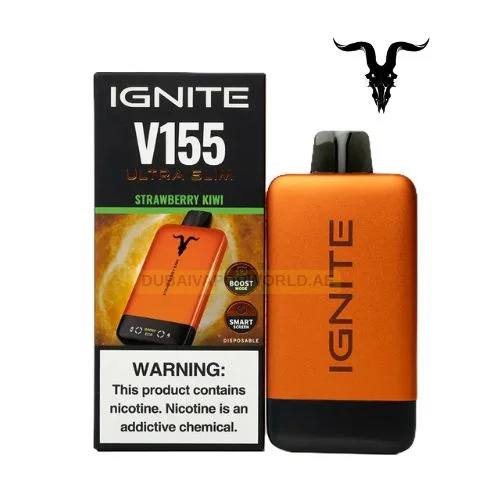 Ignite V155 50mg Disposable Vape 15500 Puffs 2 Ignite V155 Strawberry Kiwi Disposable