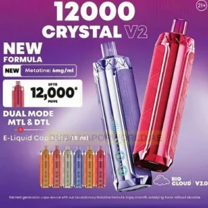 Al Fakher Crown Bar 12K Crystal V2 Disposable Vape